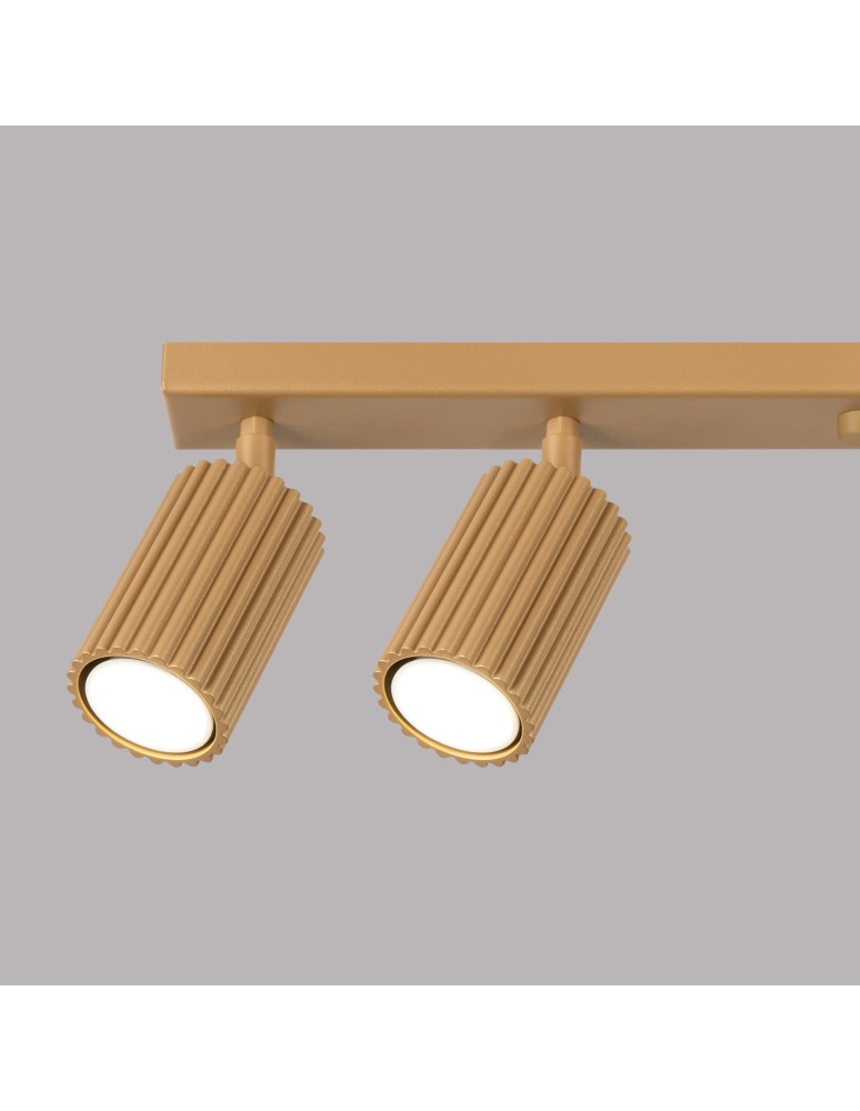 Adjustable ceiling lamps - spots - Sollux Plafon KARBON 6L gold SL.1566 - product kolory-swiatla.pl 5