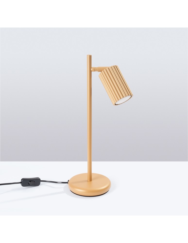 Desk lamps - Sollux KARBON desk lamp gold SL.1567 - product kolory-swiatla.pl 2