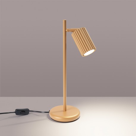 Sollux Lampa biurkowa KARBON złota SL.1567