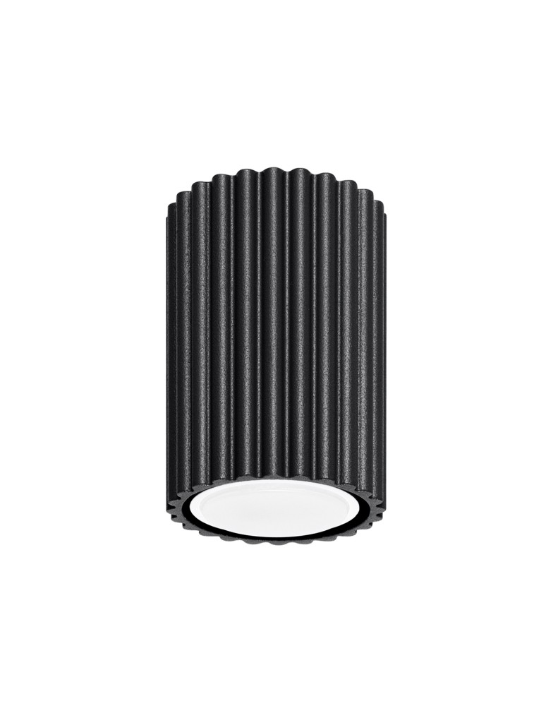 Black ceiling fixtures - Sollux Plafond KARBON 10 black SL.1568 - product kolory-swiatla.pl 1