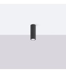 Black ceiling fixtures - Sollux Plafond KARBON 20 black SL.1569 - product 2