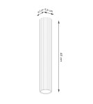 Black ceiling fixtures - Sollux Plafond KARBON 40 black SL.1571 - product 8