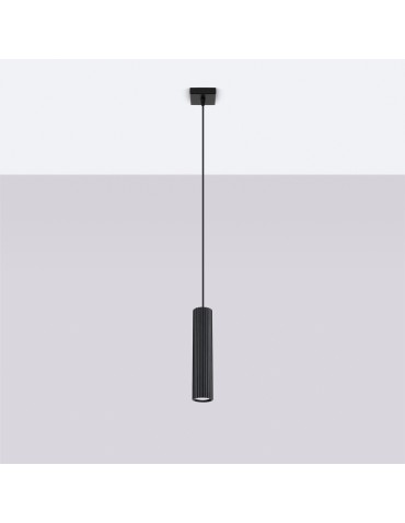 Sollux Lampa wisząca KARBON 1 czarny SL.1573 - produkt 2