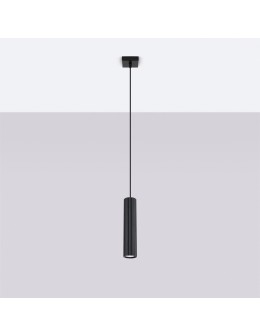 Sollux Lampa wisząca KARBON 1 czarny SL.1573 - produkt 2