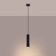 Sollux Lampa wisząca KARBON 1 czarny SL.1573