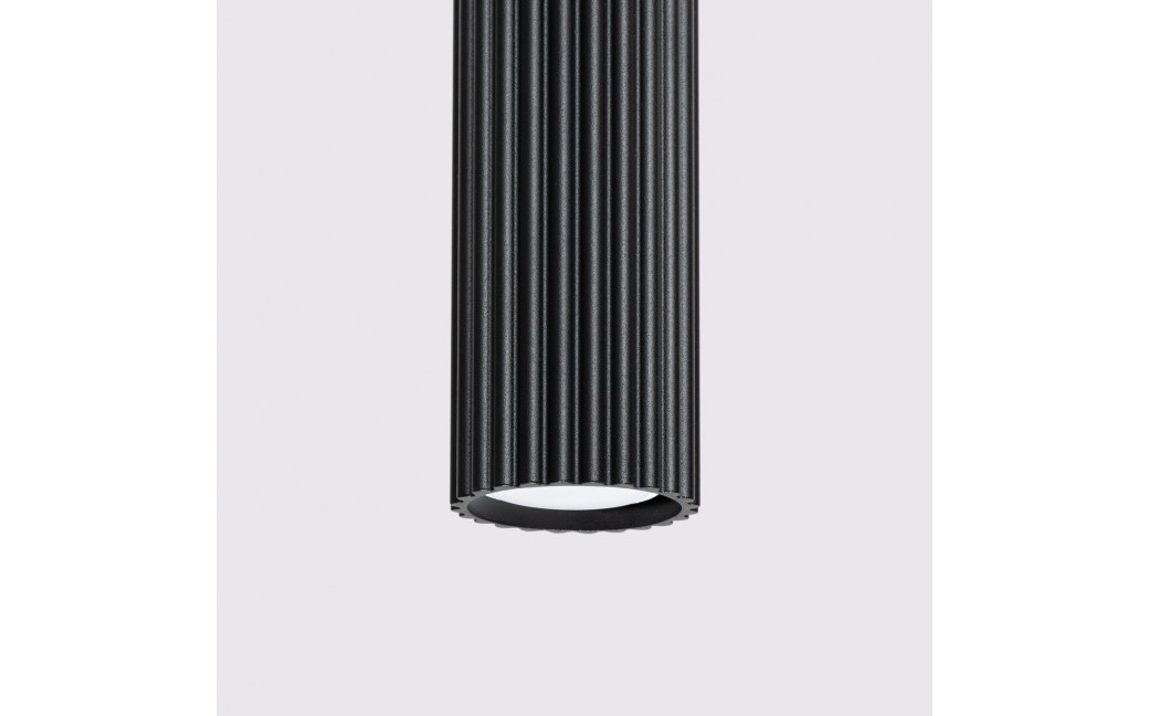 Sollux Lampa wisząca KARBON 1 czarny SL.1573