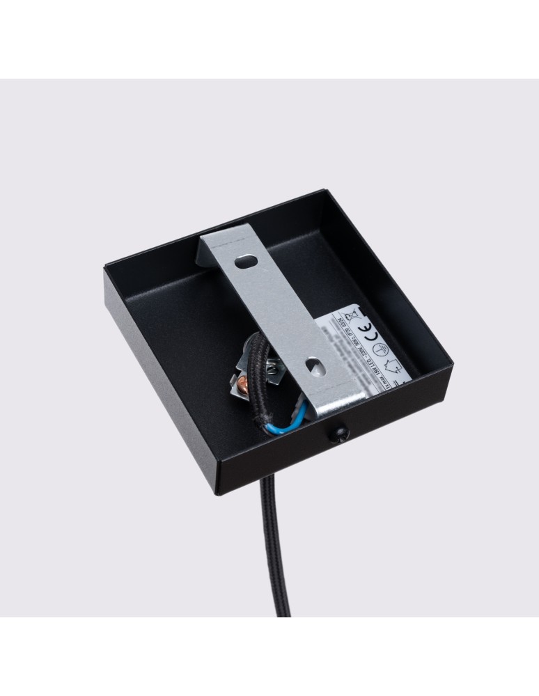 Pendant tube lamps - Sollux KARBON 1 pendant lamp black SL.1573 - product kolory-swiatla.pl 5