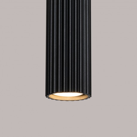 Sollux Lampa wisząca KARBON 1 czarny SL.1573