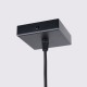 Sollux Lampa wisząca KARBON 1 czarny SL.1573