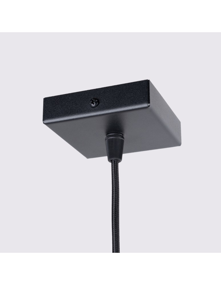 Pendant tube lamps - Sollux KARBON 1 pendant lamp black SL.1573 - product kolory-swiatla.pl 7