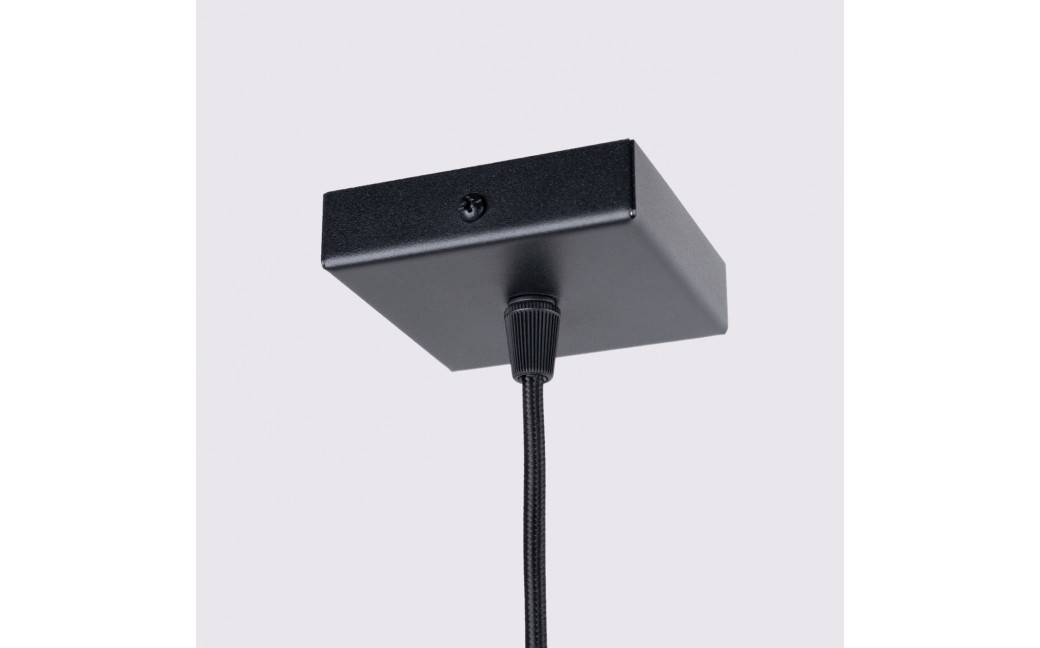 Sollux Lampa wisząca KARBON 1 czarny SL.1573