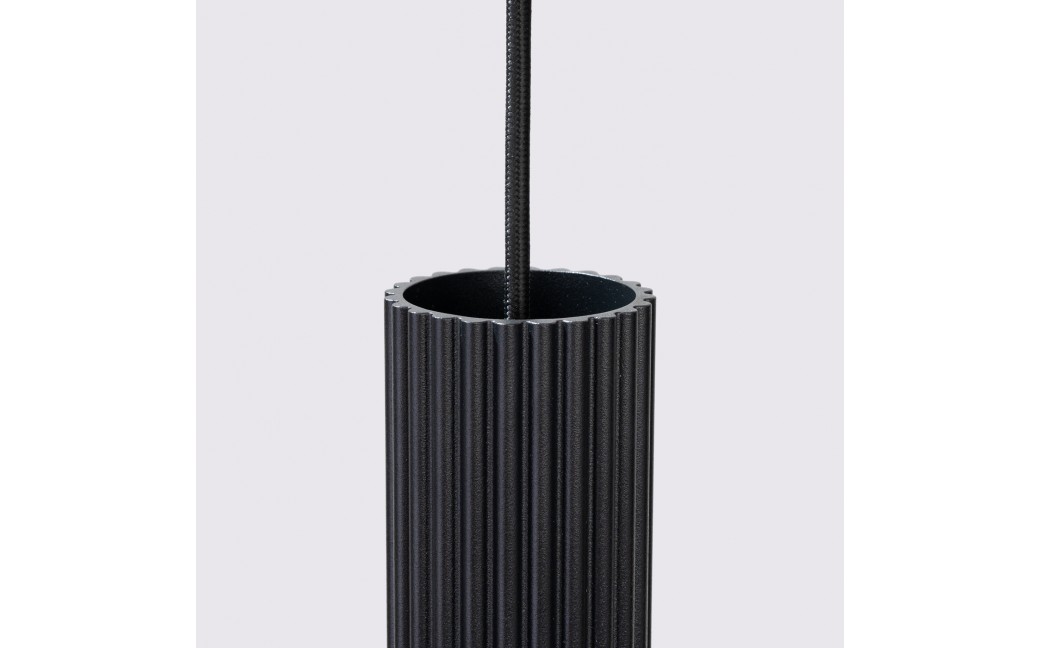 Sollux Lampa wisząca KARBON 1 czarny SL.1573