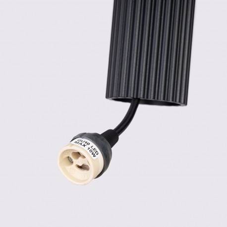 Sollux Lampa wisząca KARBON 1 czarny SL.1573