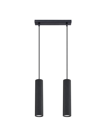 Sollux KARBON 2 pendant lamp black SL.1574