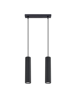 Sollux Lampa wisząca KARBON 2 czarny SL.1574