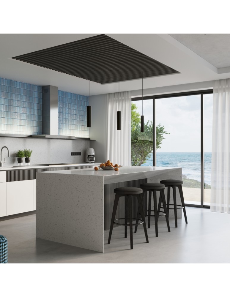 Pendant tube lamps - Sollux KARBON 2 pendant lamp black SL.1574 - product kolory-swiatla.pl 10