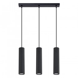 Sollux Lampa wisząca KARBON 3L czarny SL.1575