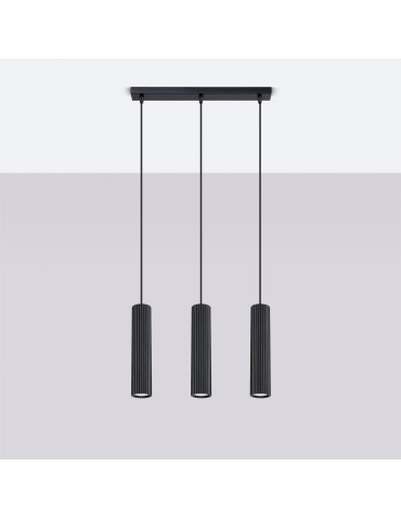 Sollux KARBON 3L pendant lamp black SL.1575 - product 2