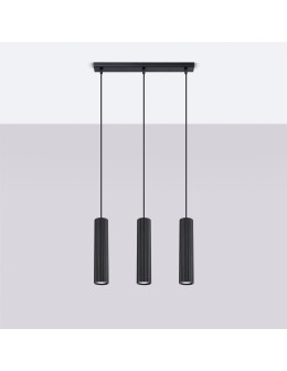 Sollux Lampa wisząca KARBON 3L czarny SL.1575 - produkt 2
