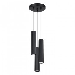 Sollux Lampa wisząca KARBON 3P czarny SL.1576