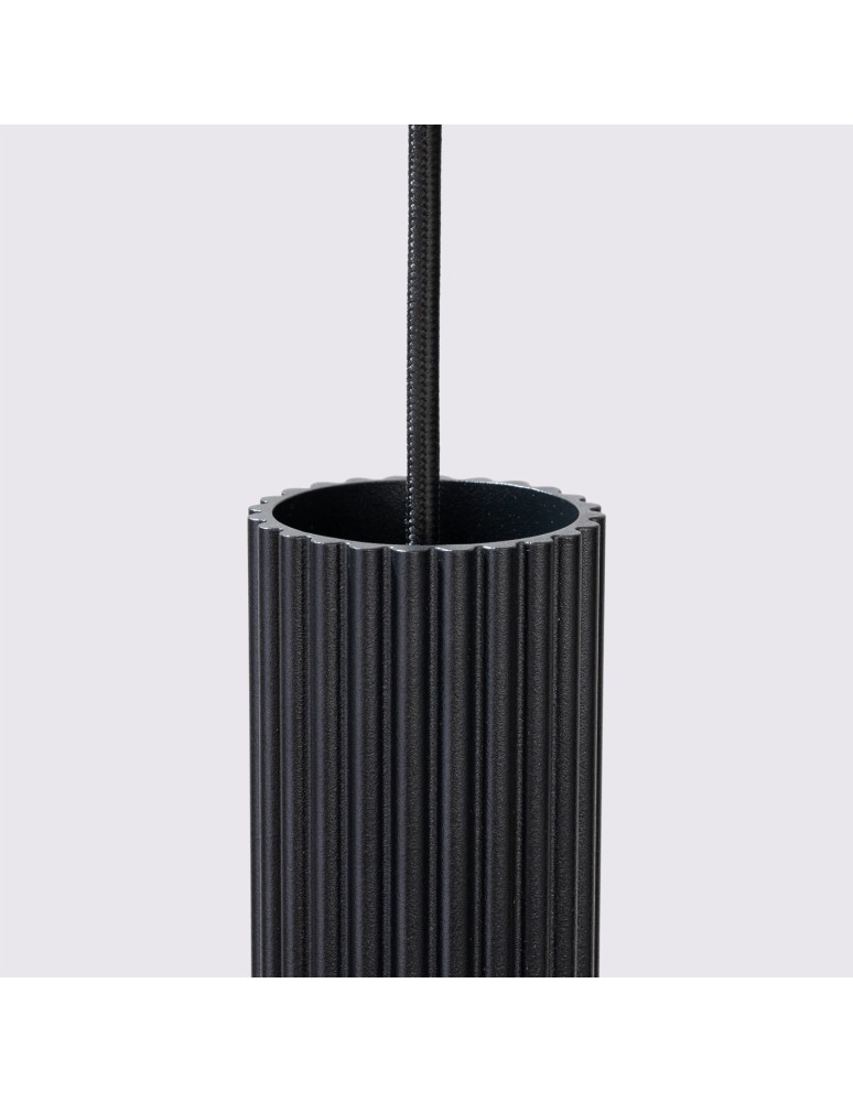 Pendant tube lamps - Sollux KARBON 3P pendant lamp black SL.1576 - product kolory-swiatla.pl 7