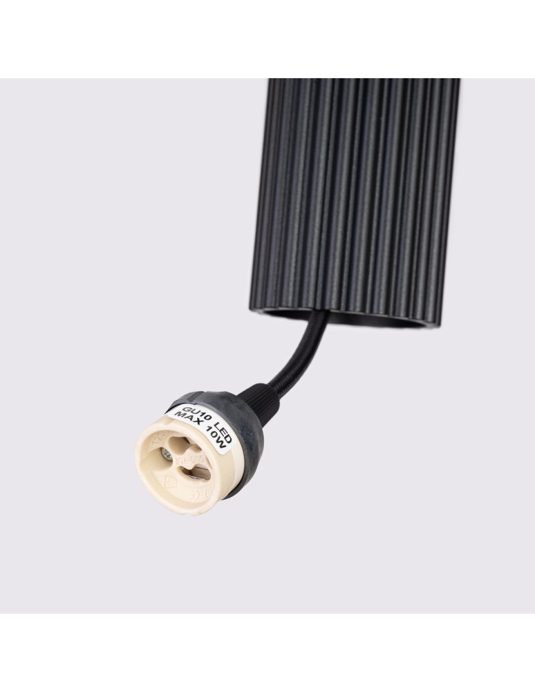 Pendant tube lamps - Sollux KARBON 3P pendant lamp black SL.1576 - product kolory-swiatla.pl 8