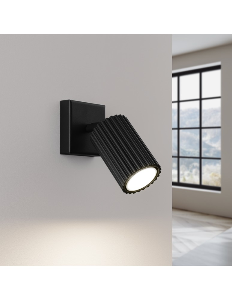 Adjustable wall lamps - Sollux Wall lamp KARBON black SL.1578 - product kolory-swiatla.pl 3