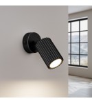 Adjustable wall lamps - Sollux Wall lamp KARBON black with switch SL.1579 - product 3