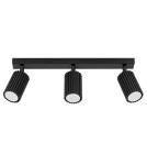 Adjustable ceiling lamps - spots - Sollux Plafon KARBON 3L black SL.1581 - product 1