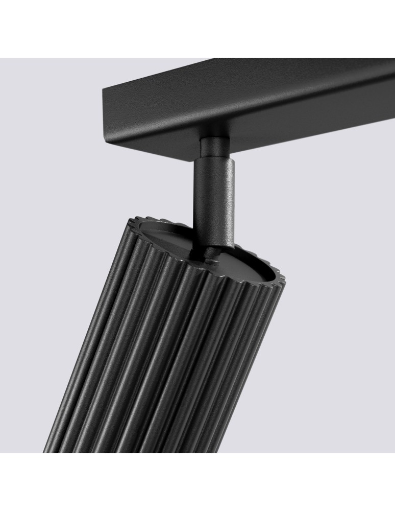 Adjustable ceiling lamps - spots - Sollux Plafon KARBON 3L black SL.1581 - product kolory-swiatla.pl 8