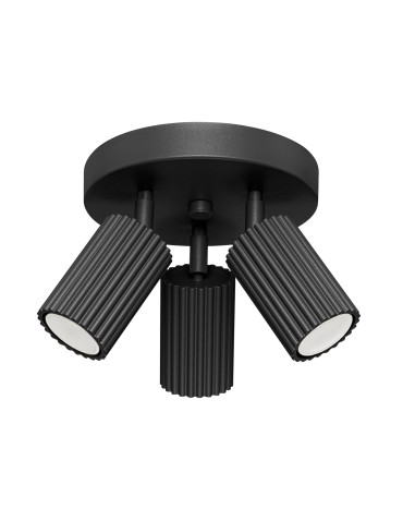 Sollux Plafond KARBON 3P black SL.1582