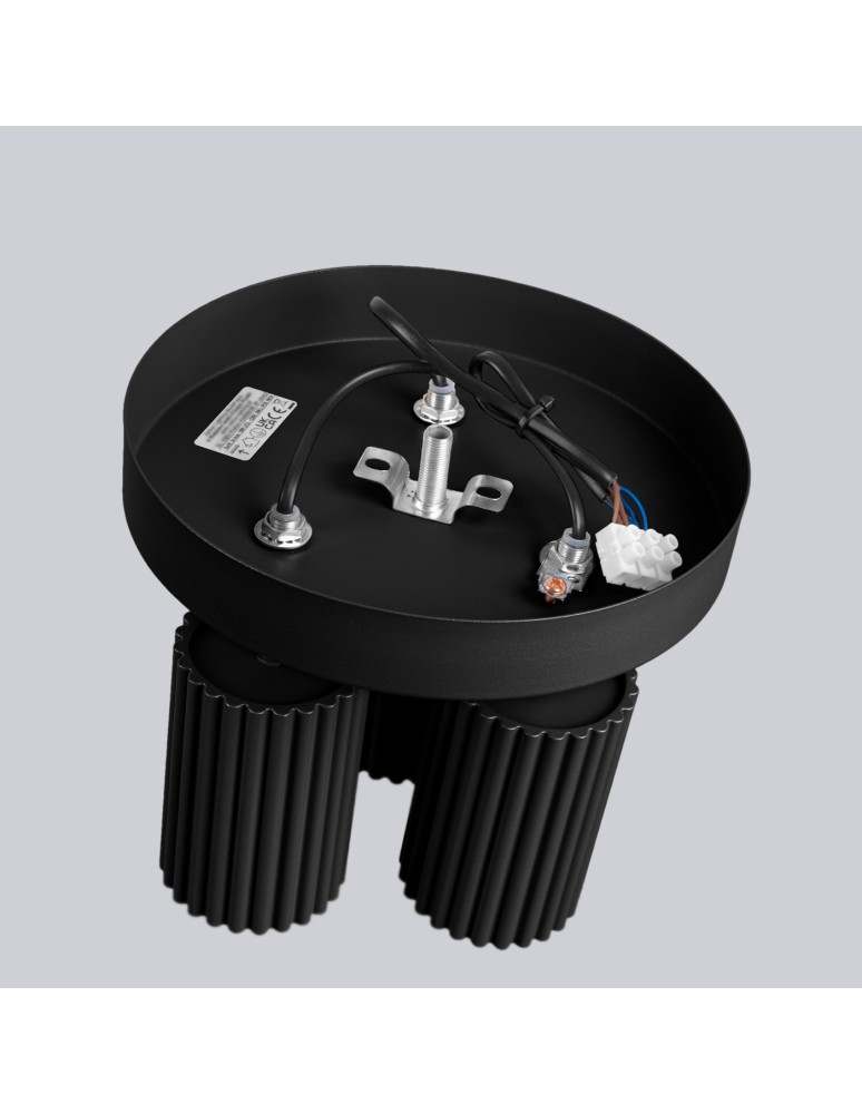 Adjustable ceiling lamps - spots - Sollux Plafond KARBON 3P black SL.1582 - product kolory-swiatla.pl 4