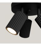 Adjustable ceiling lamps - spots - Sollux Plafond KARBON 3P black SL.1582 - product 5