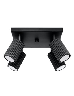 Sollux Plafond KARBON 4 black SL.1583