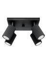 Sollux Plafond KARBON 4 black SL.1583