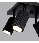 Adjustable ceiling lamps - spots - Sollux Plafond KARBON 4 black SL.1583 - product 5