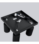 Adjustable ceiling lamps - spots - Sollux Plafond KARBON 4 black SL.1583 - product 6