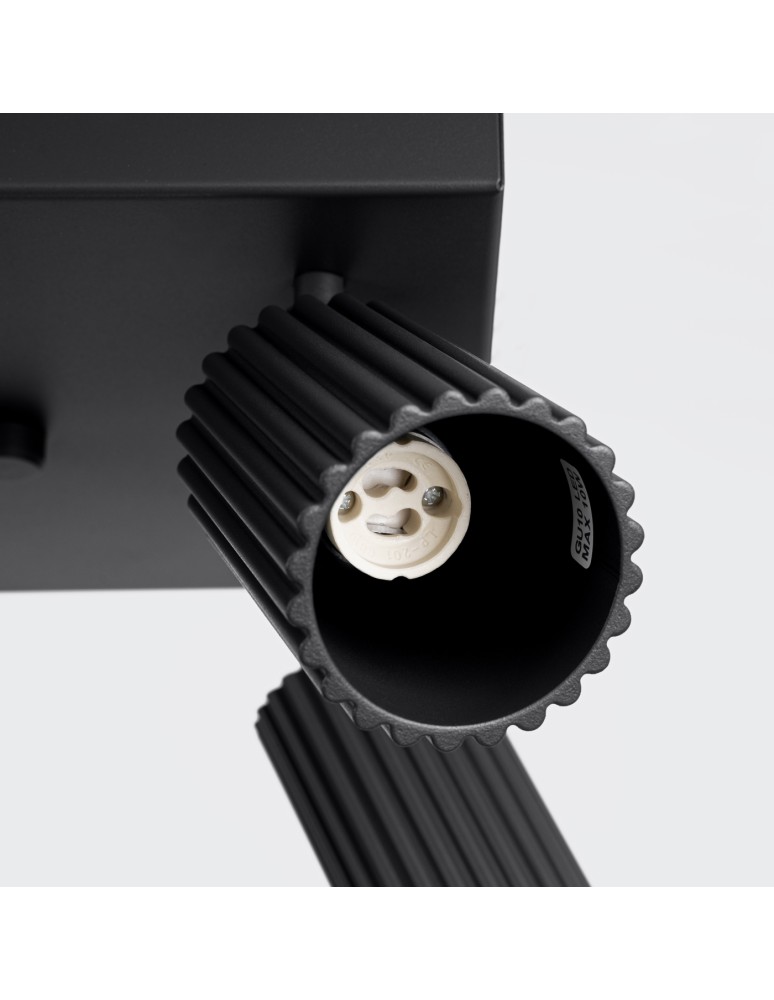 Adjustable ceiling lamps - spots - Sollux Plafond KARBON 4 black SL.1583 - product kolory-swiatla.pl 7