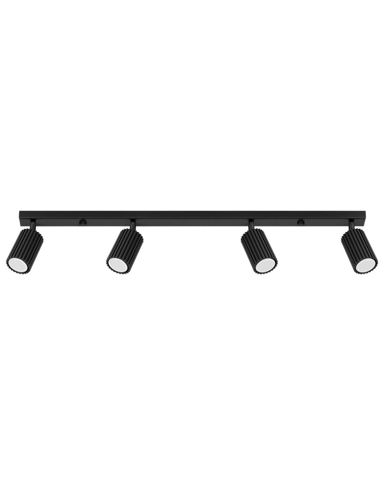 Adjustable ceiling lamps - spots - Sollux Plafond KARBON 4L black SL.1584 - product kolory-swiatla.pl 1