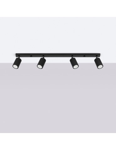 Sollux Plafon KARBON 4L czarny SL.1584 - produkt 2