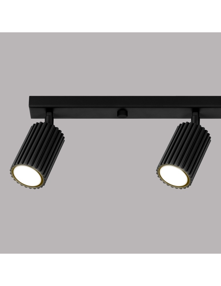 Adjustable ceiling lamps - spots - Sollux Plafond KARBON 4L black SL.1584 - product kolory-swiatla.pl 6