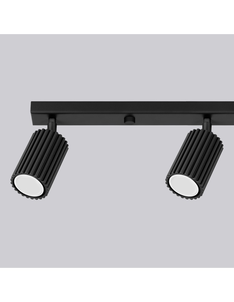 Adjustable ceiling lamps - spots - Sollux Plafond KARBON 4L black SL.1584 - product kolory-swiatla.pl 7