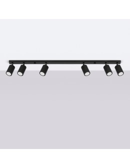 Sollux Plafon KARBON 6L czarny SL.1585 - produkt 2