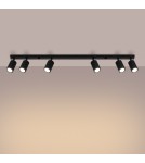 Adjustable ceiling lamps - spots - Sollux Plafon KARBON 6L black SL.1585 - product 3