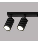 Adjustable ceiling lamps - spots - Sollux Plafon KARBON 6L black SL.1585 - product 6