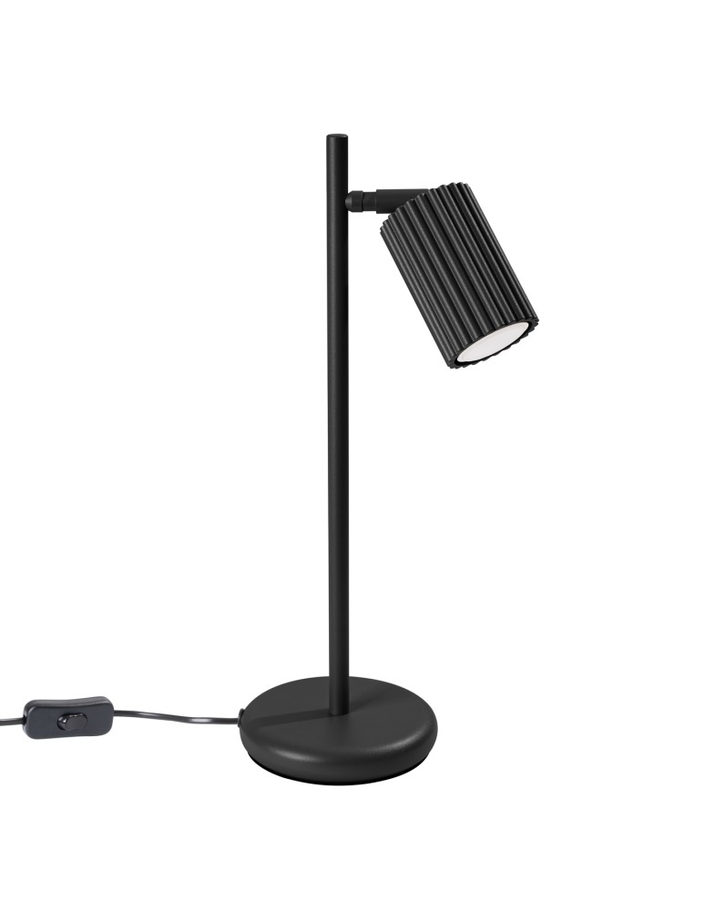 Desk lamps - Sollux KARBON desk lamp black SL.1586 - product kolory-swiatla.pl 1