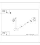 Desk lamps - Sollux KARBON desk lamp black SL.1586 - product 10