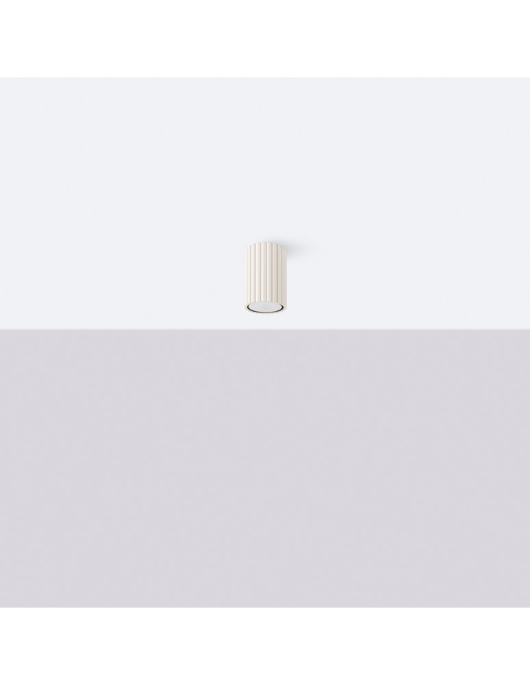 Ceiling downlights - tubes - Sollux Plafon KARBON 10 beige SL.1587 - product kolory-swiatla.pl 2