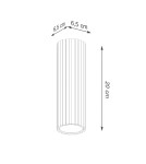 Ceiling downlights - tubes - Sollux Plafon KARBON 20 beige SL.1588 - product 8