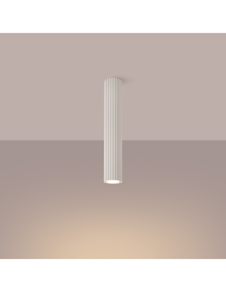 Ceiling downlights - tubes - Sollux Plafon KARBON 40 beige SL.1590 - product kolory-swiatla.pl 3